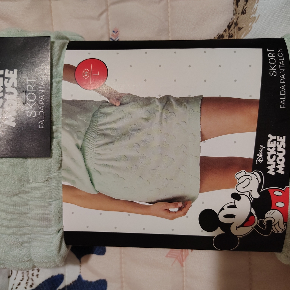 Disney Mickey Mouse Mint Green Skort